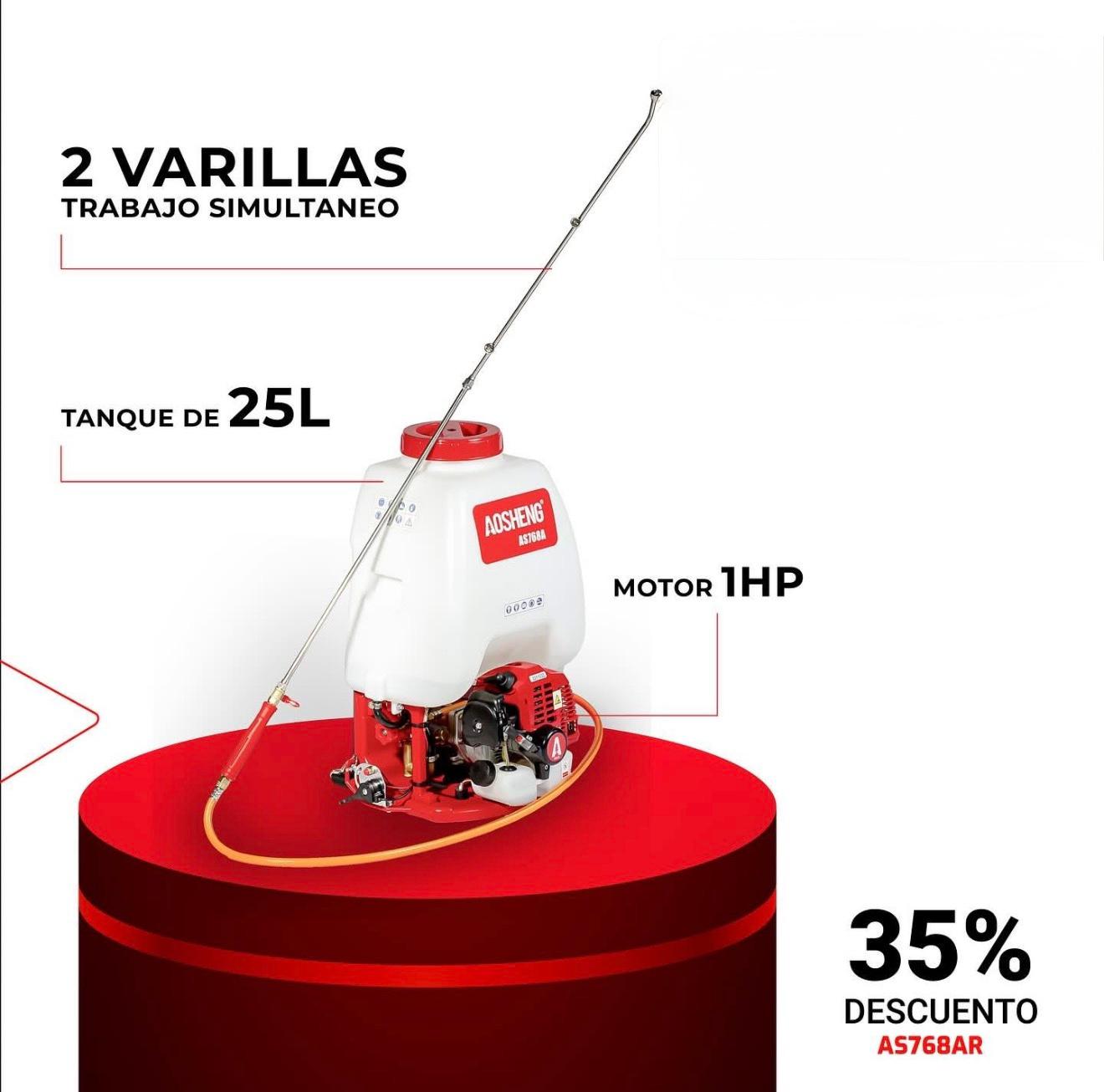 Bomba fumigadora de varilla
